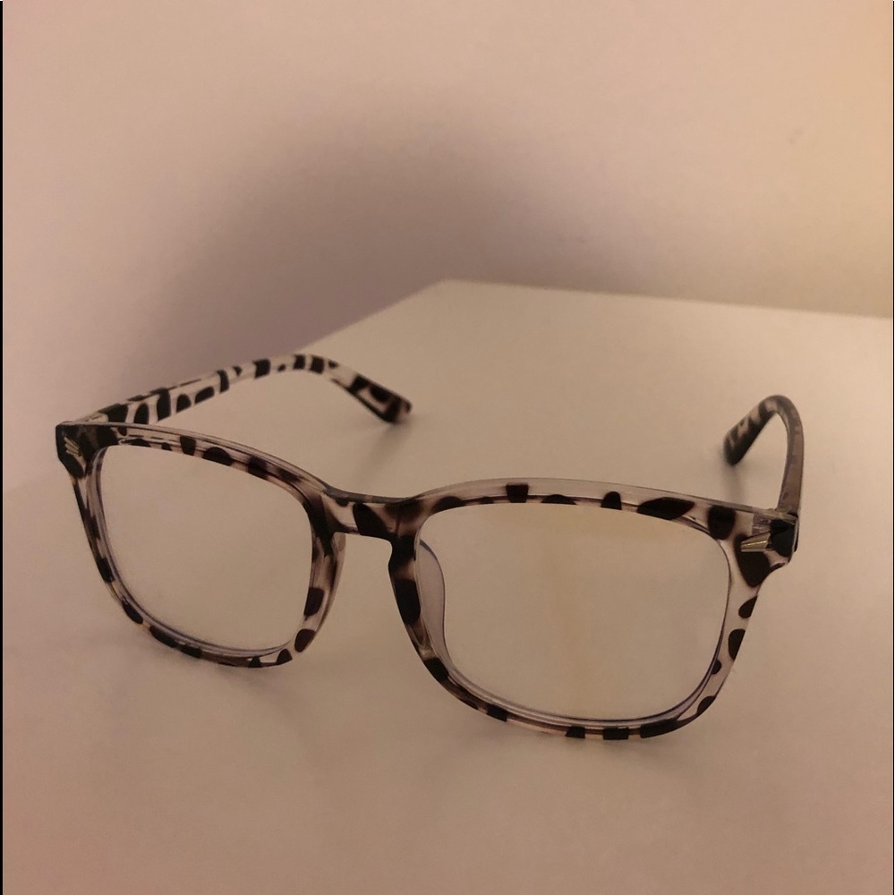 cheetah print women’s blue light glasses